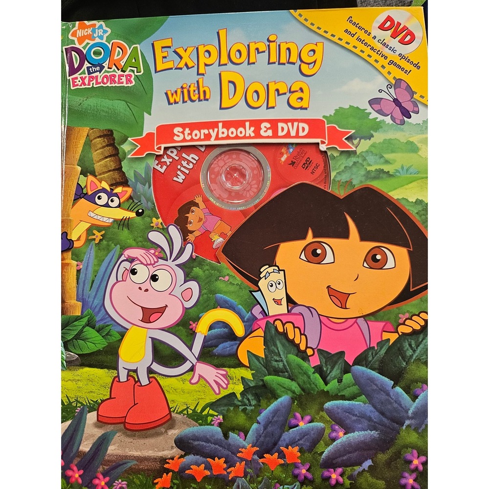Dora the Explorer Exploring with Dora Storybook and DVD Nick Jr Readers Digest